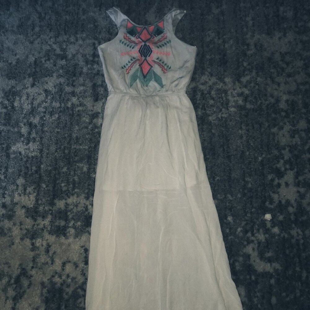 Lulumari Summer Dress w/Embroidered Top